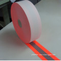 100% cotton backing Fluo orange Flame Retardant Warning Reflective fabric used for safety garments